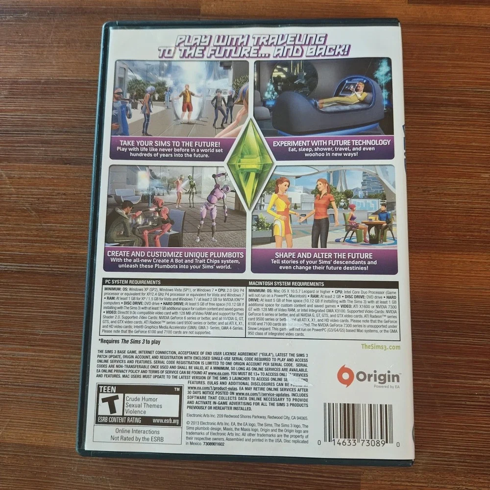 The Sims 3 Into the Future – PC/Mac Limited Edition Expansion Pack, EA 2013